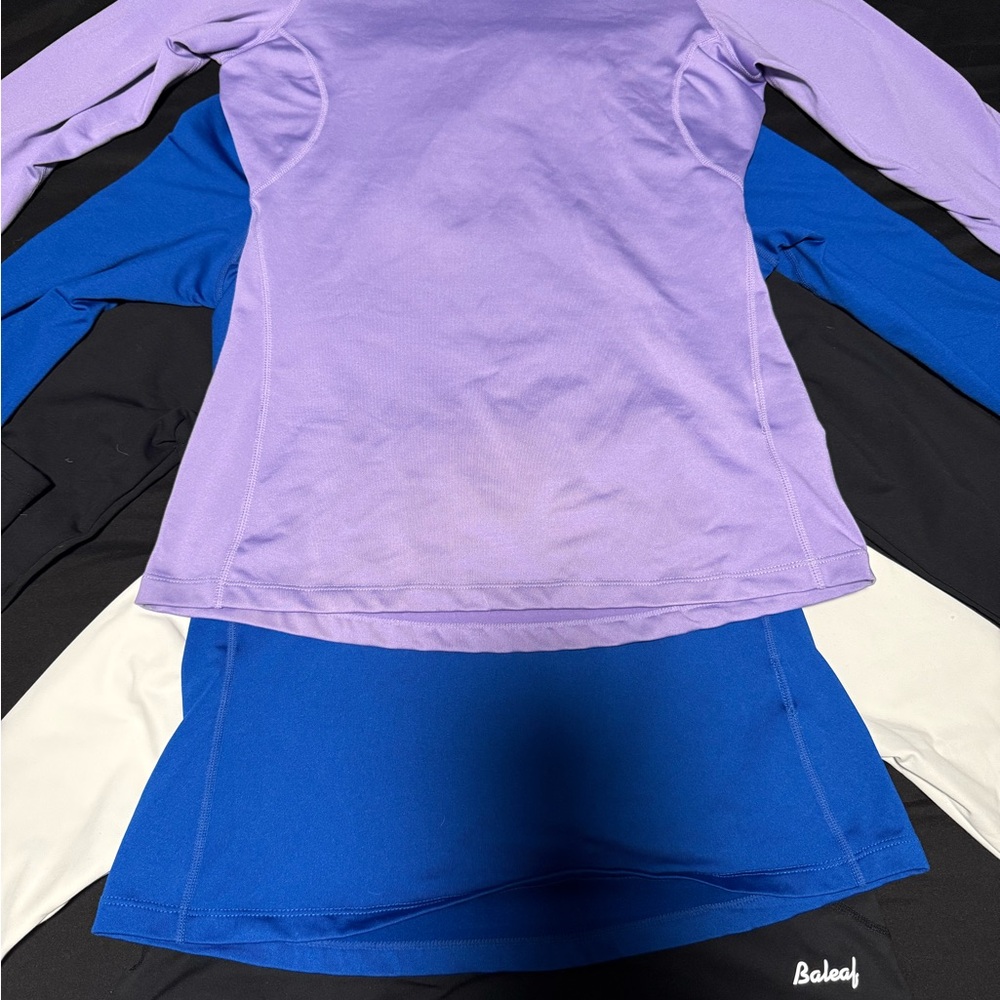 Baleaf Lavender Top and Royal Blue Skirt Set
